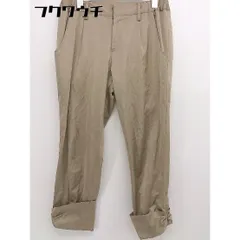 ◇ Loungedress GALLARDAGALANTE 七分丈 サブリナ 裾ジップアップ パンツ サイズ 36 ベージュ レディース 【1108260001801】