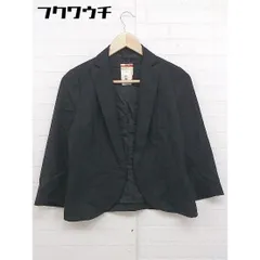 ◇ BACCA バッカ TOMORROWLAND 薄手 長袖 ジャケット ブレザー サイズ 38 ブラック レディース 【中古】 【1108260001351】