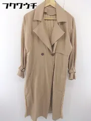 ■ titivate ティティベイト プリーツ 切り替え トレンチ コート サイズS ブラウン レディース 【1108250000449】