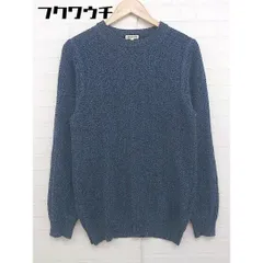 ◇ ABAHOUSE アバハウス コットン ニット セーター サイズ3 ネイビー系 メンズ  【中古】 【1108270001563】
