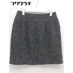 ◇ IENA イエナ バックジップ ウール ミニ スカート サイズ38 ブラック系 レディース 【中古】 【1108270001259】