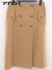 ◇ COLLAGE GALLARDAGALANTE サイドジップ 膝丈 台形 スカート サイズ1 ベージュ レディース  【中古】 【1108310005483】