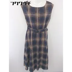 ◇ ◎ JOINT WORKS ウエストベルト付 ノースリーブ ロング ワンピース ベージュ系 ネイビー系 レディース  【1109010001027】