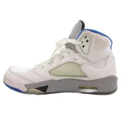 ナイキ NIKE エアジョーダン 5 レトロ ステルス 2.0 AIR JORDAN 5 RETRO STEALTH 2.0 ハイカットスニーカー シューズ DD0587-140 27.0cm 白 ホワイト /GV