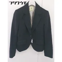 ◇ KUMIKYOKU 組曲 シングル 1B 長袖 テーラードジャケット サイズ3 ブラック レディース  【中古】 【1109030020749】
