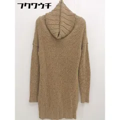 ◇ PLST プラステ オフタートルネック 長袖 ニット セーター サイズ2 ブラウン レディース 【中古】 【1109060012813】