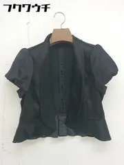 ◇ MAITRESSE メトリーゼ フリル 半袖 ボレロ サイズ38 ブラック レディース  【1109070005157】