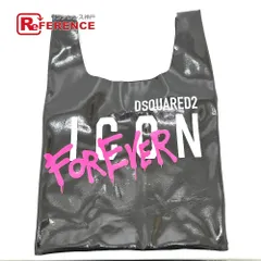 DSQUARED2 ディースクエアード トートバッグ ICON&FOREVER S83SP0066 ビニール ブラック
