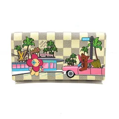 【三重本店】 中古 LOUIS VUITTON | ルイ・ヴィトン ポルトフォイユサラ ヴィヴィエンヌホリディ 二つ折り長財布 N60497 ダミエアズール ホワイト 【125】