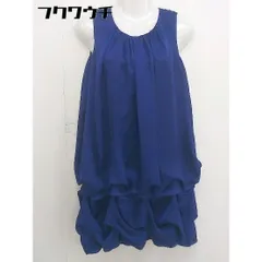 ◇ traumerei ships little black シップスリトルブラック ノースリーブ ミニ ワンピース ブルー レディース  【1109090014047】