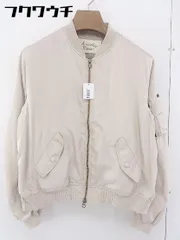 ◇ Another Edition アナザーエディション 長袖 ジップアップ ジャケット ブルゾン サイズM ベージュ レディース  【中古】 【1109130004175】のサムネイル