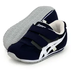 アシックス asics アイダホ BABY 4 キッズスクスクシューズ (1144A235)、500(ネイビーブルー)