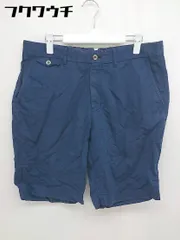 ◇ EDIFICE エディフィス ハーフ ショート パンツ サイズ48 ネイビー メンズ  【1109130008166】