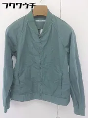 ◇ PAR ICI パーリッシィ 長袖 ノーカラー ジャケット ブルゾン サイズF グリーン レディース  【中古】 【1109130007305】