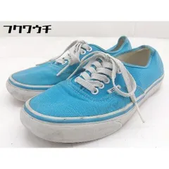 ◇ VANS ヴァンズ オーセンティック authentic スニーカー シューズ サイズUS 8 ブルー レディース  【1109140003182】