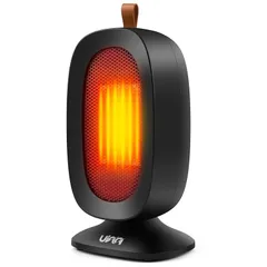 セラミックヒーター 小型 電気ストーブ 【2025冬新登場】暖房器具、速暖足元ヒーター、800W 省エネ、2段階温度設定、転倒OFF、ミニセラミックファンヒーター、窓下結露対策、耐火、コンパクト、寝室、脱衣所、洗面所、オフィスに最適、適用 日本語説明書付  0