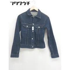 ◇ INDIVI インディヴィ 長袖 デニム ジャケット Gジャン サイズ36 インディゴ レディース  【1109150013461】