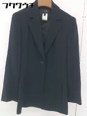 ◇ ICB アイシービー シングル 1B 長袖 テーラードジャケット サイズ9 ブラック レディース  【中古】 【1109150006913】