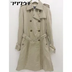 ◇ ◎ MACPHEE マカフィー トゥモローランド ベルト付 長袖 トレンチ コート サイズ38 ベージュ レディース  【1109150015427】