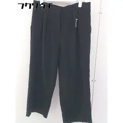 ◇ Demi-Luxe BEAMS デミルクス ビームス タック パンツ サイズ40 ブラック レディース  【1109150015335】