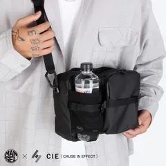 【限定コラボ】CIE × マンセル ショルダーバッグ メンズ レディース ペットボトル 入る ミニ 小さめ 斜めがけ 防水 ミニショルダーバッグ ショルダーポーチ シー GRID3 mansel 032065
