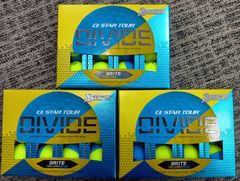 Ball [Set of 3 Dozen] Srixon 2025 Q-STAR TOUR DIVIDE Golf Balls (Blue/Yellow) Q-STAR SRIXON GOLF BALL USA Imported (Parallel Import) (Urayasu Store)