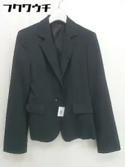 ◇ green label relaxing UNITED ARROWS 1Ｂ シングル 長袖 テーラード ジャケット ブラック レディース  【1109200004777】