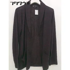 ◇ MICHEL KLEIN homme ミッシェルクランオム 長袖 ニット ジャケット サイズ46 ブラック ボルドー系 メンズ  【1109220005921】のサムネイル