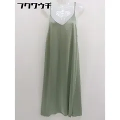 ◇ ROPE PICNIC ロペピクニック サイドジップ キャミソール ロング ワンピース サイズ38 カーキ レディース  【1109220005822】
