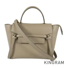 セリーヌ CELINE ベルトバッグ マイクロ レザー ハンドバッグ ftj【中古】