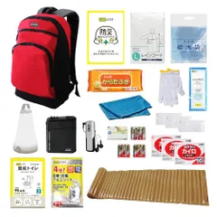 防災グッズ セット リュック 1人用 非常用リュック 緊急避難 【日本防災ブランド】 軽量 私物追加 大容量リュック 非常用 簡易 トイレ グッズ追加可能★m