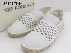 ◇ ◎ RODE SKO ロデスコ パンチング エスパドリーユ スリッポン シューズ サイズ36 ホワイト レディース  【1109280003226】のサムネイル