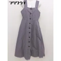 ◇ w closet ダブルクローゼット ロング ジャンパースカート サイズF パープル系 レディース  【1109290012942】のサムネイル
