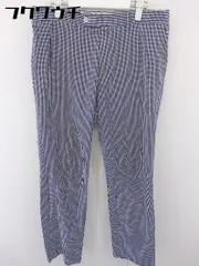 ◇ MACKINTOSH PHILOSOPHY マッキントッシュフィロソフィー チェック パンツ サイズ44 ネイビー ホワイト系 メンズ  【1109300005834】のサムネイル