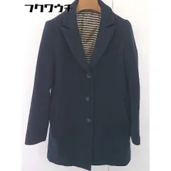■ GLOBAL WORK グローバルワーク 長袖 チェスターコート サイズL ネイビー レディース  【1110040002991】