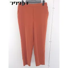 ◇ BEAUTY & YOUTH UNITED ARROWS ウエストゴム アンクルイージー パンツ サイズL オレンジ レディース  【中古】 【1109300007937】