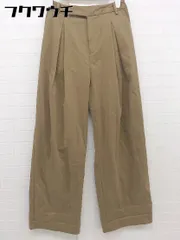 ◇ URBAN RESEARCH DOORS タック ワイド パンツ サイズ36 ブラウン レディース  【1110050005784】