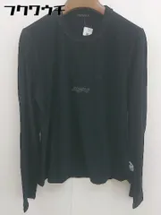 ◇ KRIZIA JEANS クリツィア ロゴ 長袖 Tシャツ カットソー ブラック レディース 【1110050001373】