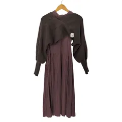 リリーブラウン Lily Brown  ニットボレロセットギャザーワンピース レディース ONE SIZE 