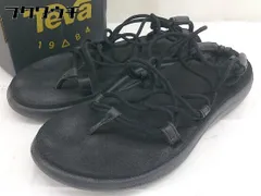 ◇ ◎ Teva テバ 1019622B トング サンダル 約23㎝相当 ブラック レディース 【1110050007146】