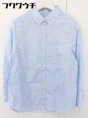 ◇ green label relaxing UNITED ARROWS ボタンダウン BD 長袖 シャツ ブラウス サイズ38 ブルー系 レディース  【中古】 【1110070008239】