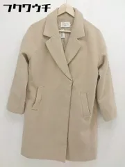 ■ Samansa Mos2 blue サマンサモスモス ブルー 長袖 チェスターコート サイズL ベージュ レディース  【1110060004081】のサムネイル