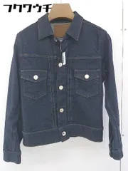 ◇ SOMETHING サムシング 長袖 デニム ジャケット Gジャン サイズ9 インディゴ レディース  【中古】 【1110070012656】