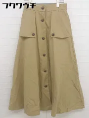 ◇ FREAK'S STORE フリークスストア ウエストゴム ロング フレア スカート サイズM ベージュ レディース  【1110070011796】のサムネイル