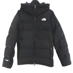 ザノースフェイス THE NORTH FACE ND91550 ビレイヤーパーカ BELAYER PARKA ダウン ジャケット XS 黒系 ブラック ジップアップ ロゴ プリント 裏地