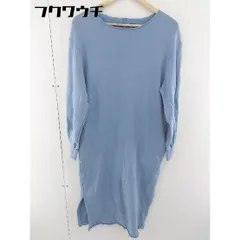 ■ SLOBE IENA スローブ イエナ 長袖 ロング ワンピース ブルー系 レディース  【中古】 【1110110013056】