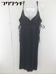 ◇ fifth フィフス カシュクール プリーツ ロング キャミソール ワンピース サイズ S ブラック レディース  【1110120006451】のサムネイル