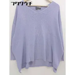 ◇ pattern torso antiqua アンティカ コットン ニット 長袖 セーター ラベンダー レディース  【1110130004461】