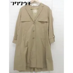 ◇ ◎ Khaju カージュ SHIPS ウエストベルト プリーツ切り替え 長袖 トレンチコート サイズ36 ベージュ レディース  【中古】 【1110130009244】のサムネイル