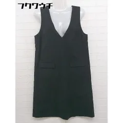 ◇ NATURAL BEAUTY BASIC ナチュラルビューティーベーシック ノースリーブ 膝丈 ワンピース サイズM ブラック レディース  【1110130009022】